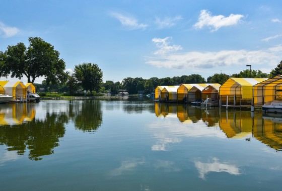 Lake Minnetonka condo with 16x40 boat slip at 5440 Three Points Blvd Unit 536
