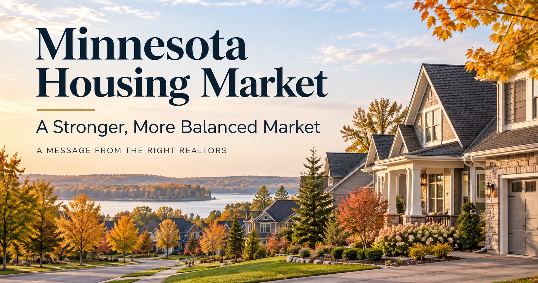 Minnesota housing market update from The Right Realtors